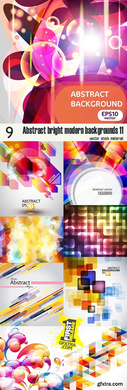 Abstract bright modern backgrounds 11