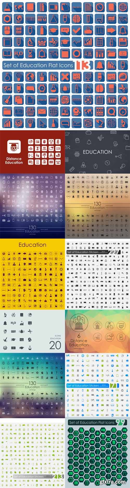 Vector Set - Education Icons
