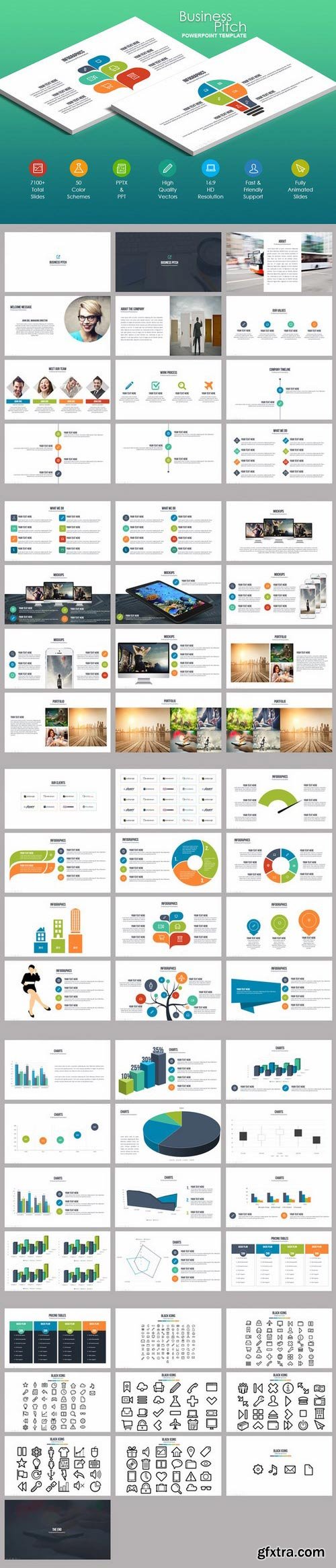 CM - Business Pitch Powerpoint Template 709980