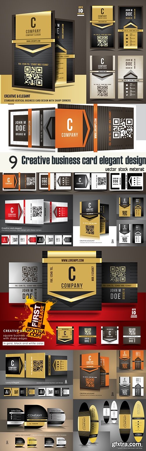Creative business card elegant design