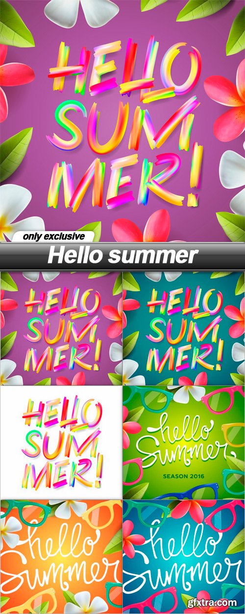 Hello summer - 6 EPS