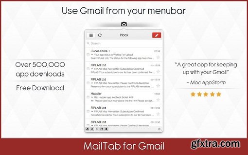 MailTab Pro for Gmail 7.7 (Mac OS X)