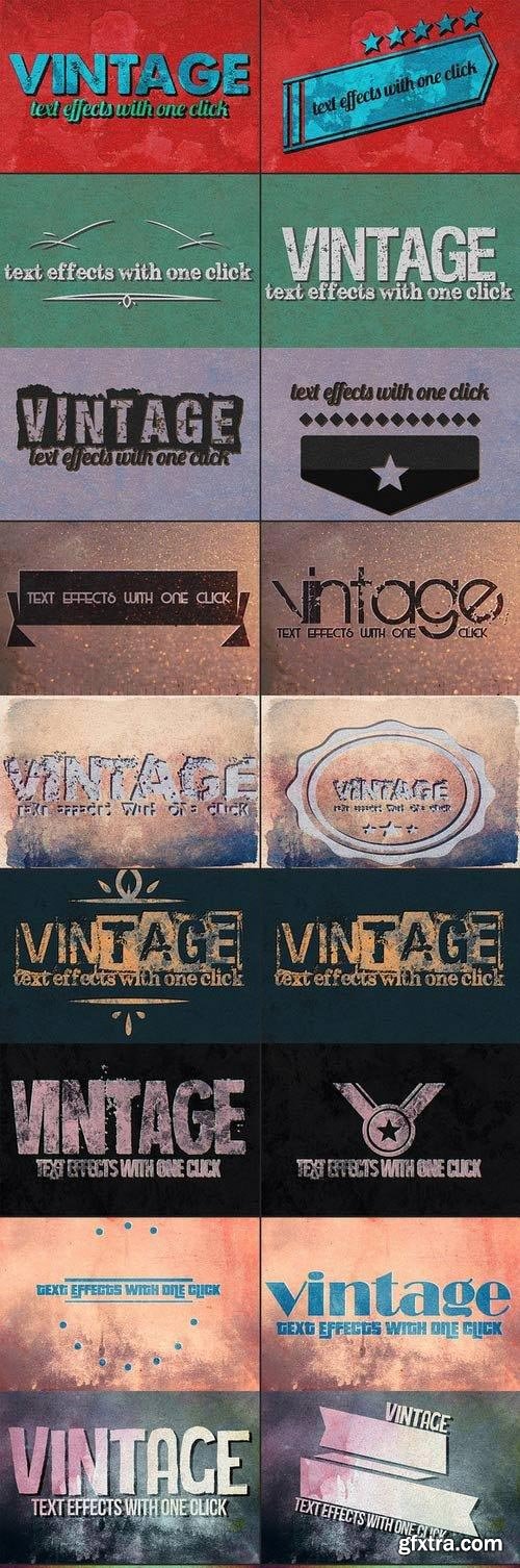 CM - Vintage Text Effects Ver. 1 243409