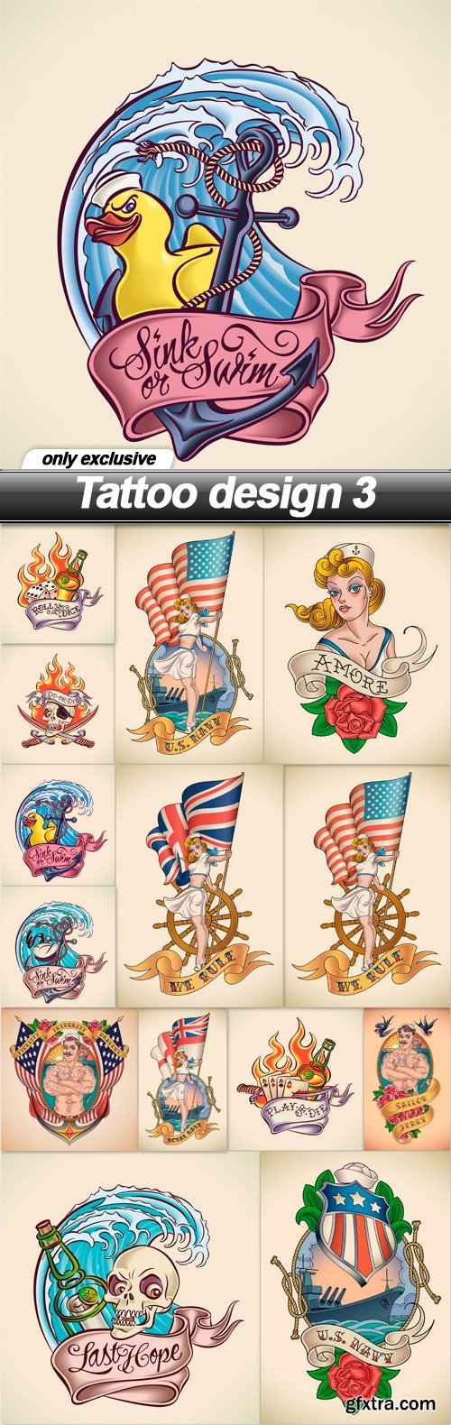Tattoo design 3 - 14 EPS