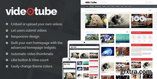 ThemeForest - VideoTube v2.2.8 - A Responsive Video WordPress Theme - 7214445