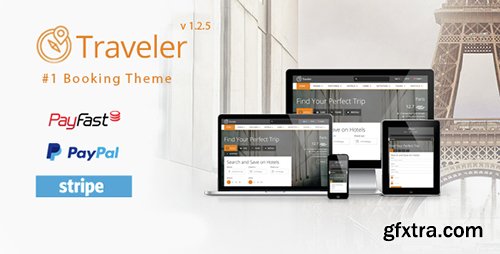 ThemeForest - Traveler v1.2.5 - Travel/Tour/Booking WordPress Theme - 10822683