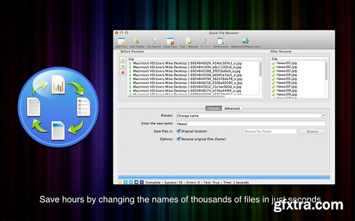 Quick File Renamer 4.7 (Mac OS X)