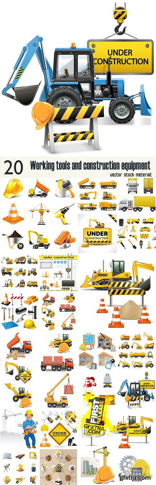 Working tools and construction equipment