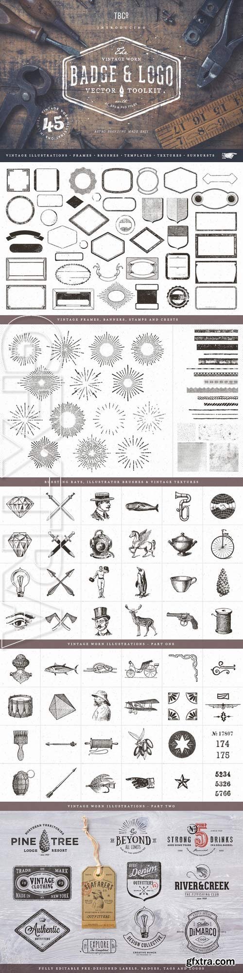 CM - Vintage Badge and Logo Toolkit 339492