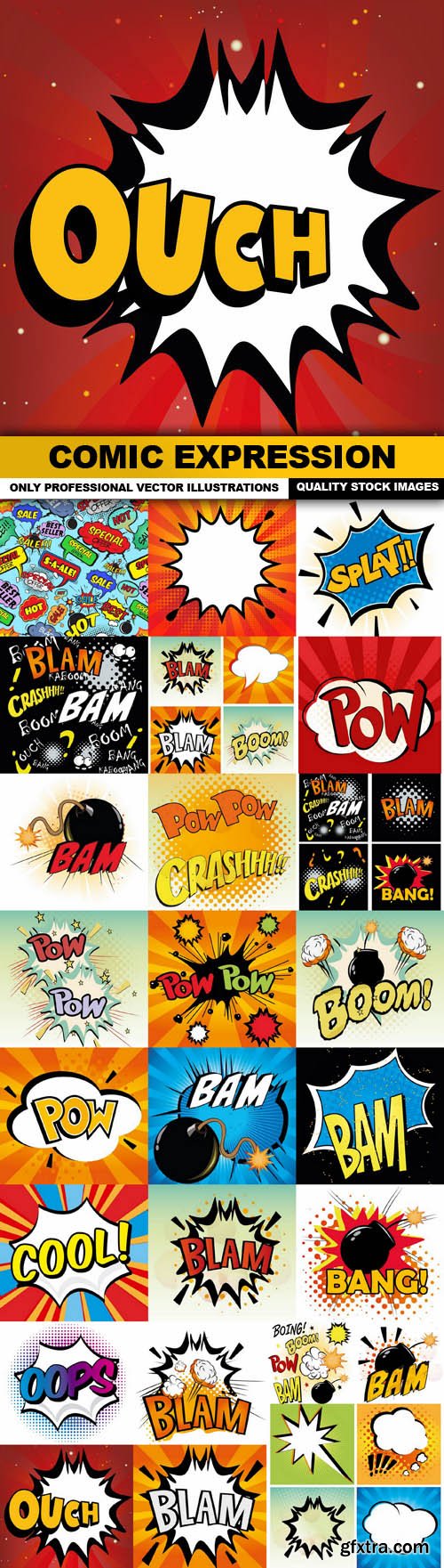 Comic Expression - 25 Vector