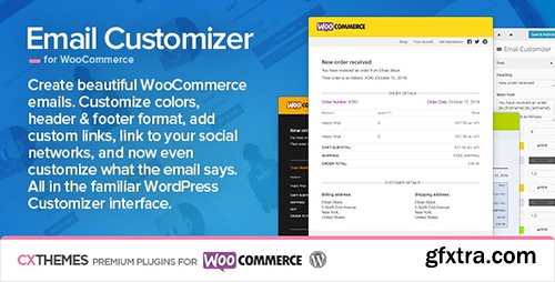 CodeCanyon - Email Customizer for WooCommerce v2.38 - 8654473