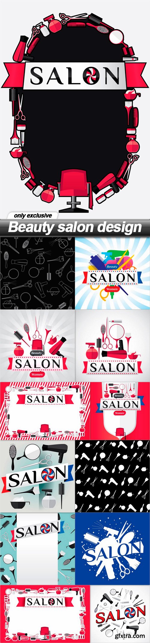 Beauty salon design - 13 EPS