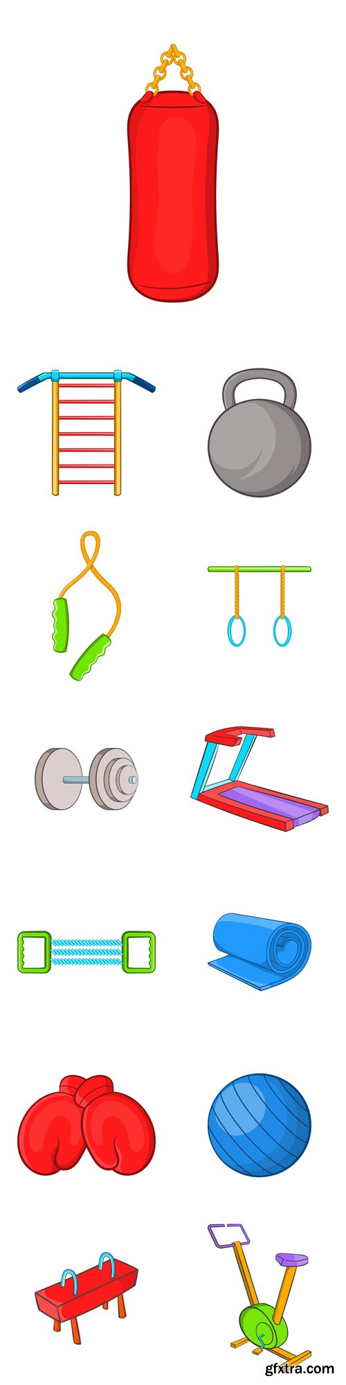 Vector Set - Fitness Trainers