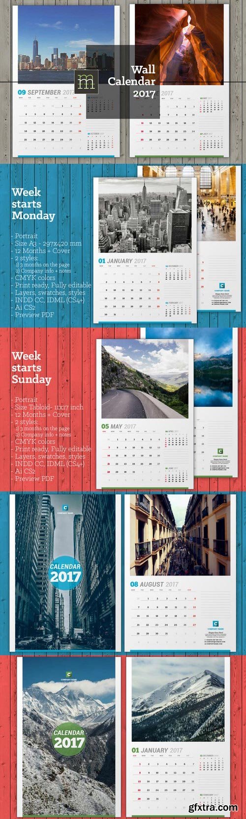 CM - Wall Calendar 2017 (WC15) 699471