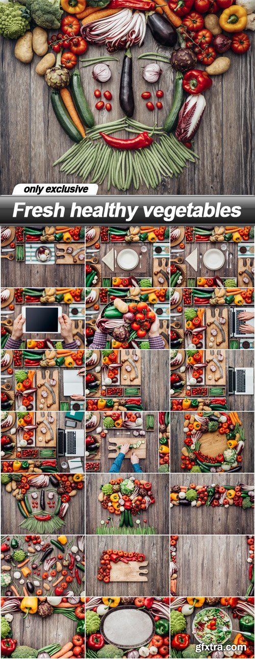 Fresh healthy vegetables - 21 UHQ JPEG