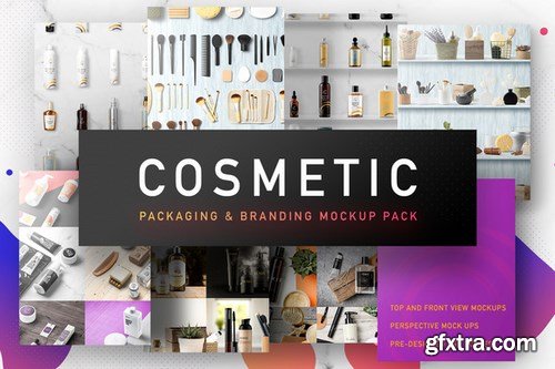 CM - Cosmetic Packaging Branding MockUp 701256
