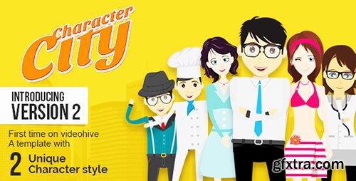 Videohive Character City - Explainer Video Toolkit V2 8167045