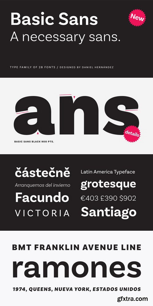 Basic Sans Font Family $239