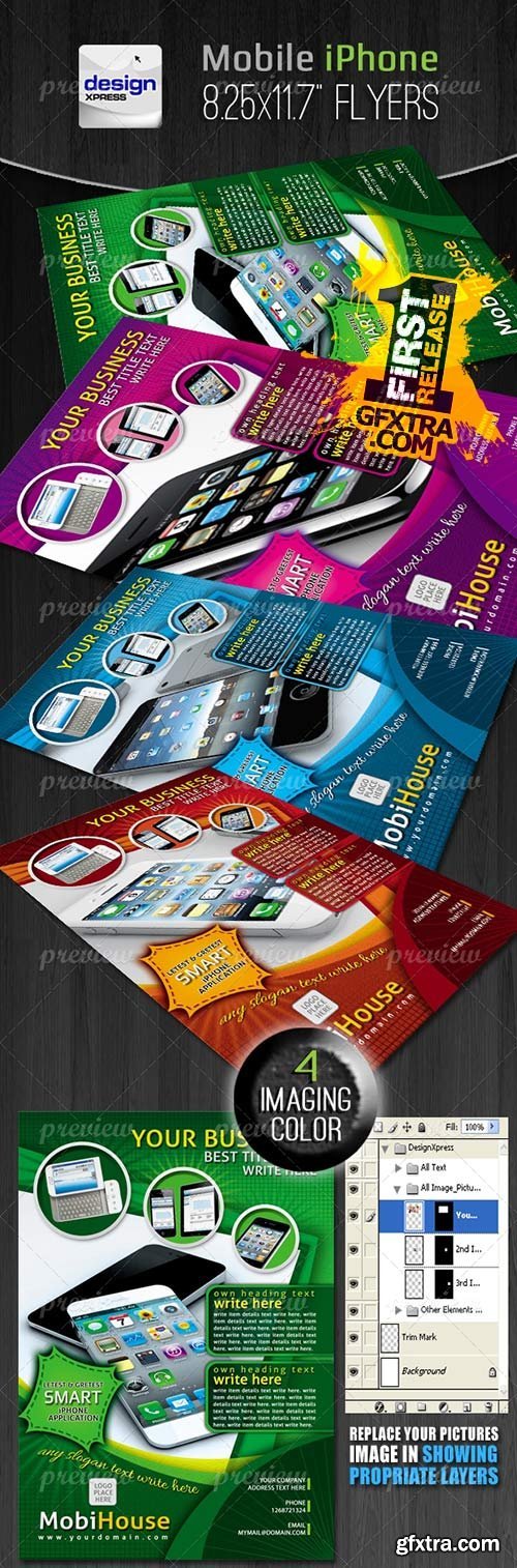 CodeGrape - Mobile iPhone Application Flyers/Adds 3070