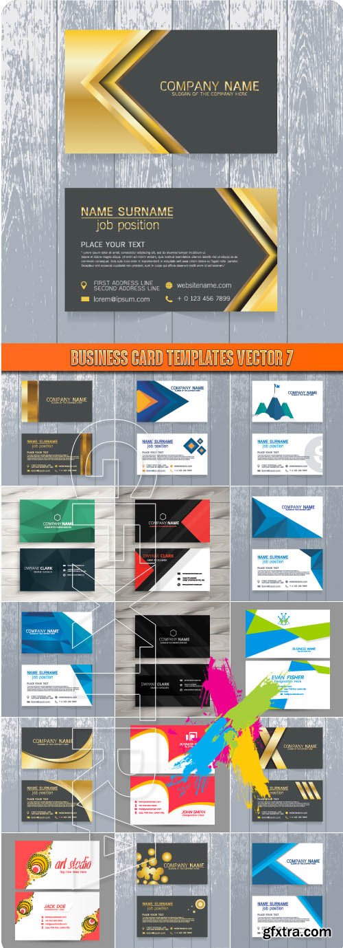 Business Card Templates vector 7