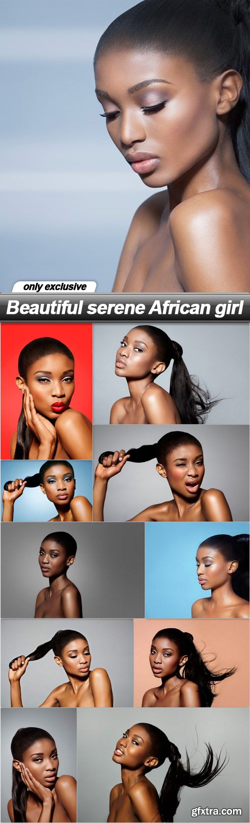 Beautiful serene African girl - 11 UHQ JPEG