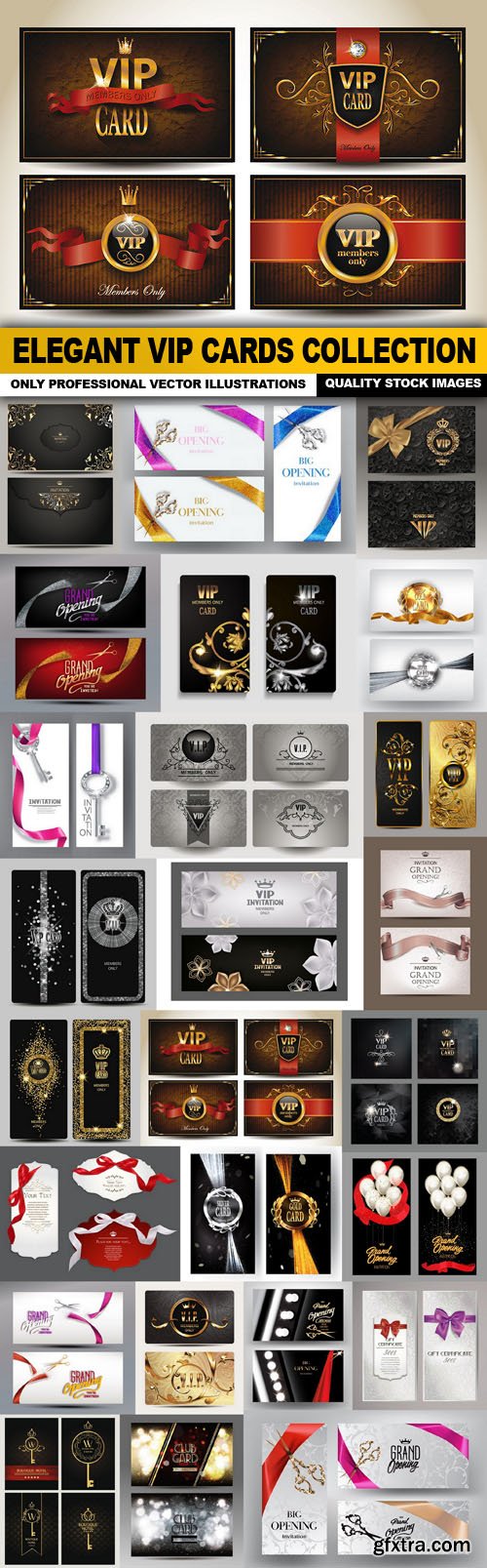 Elegant VIP Cards Collection - 25 Vector