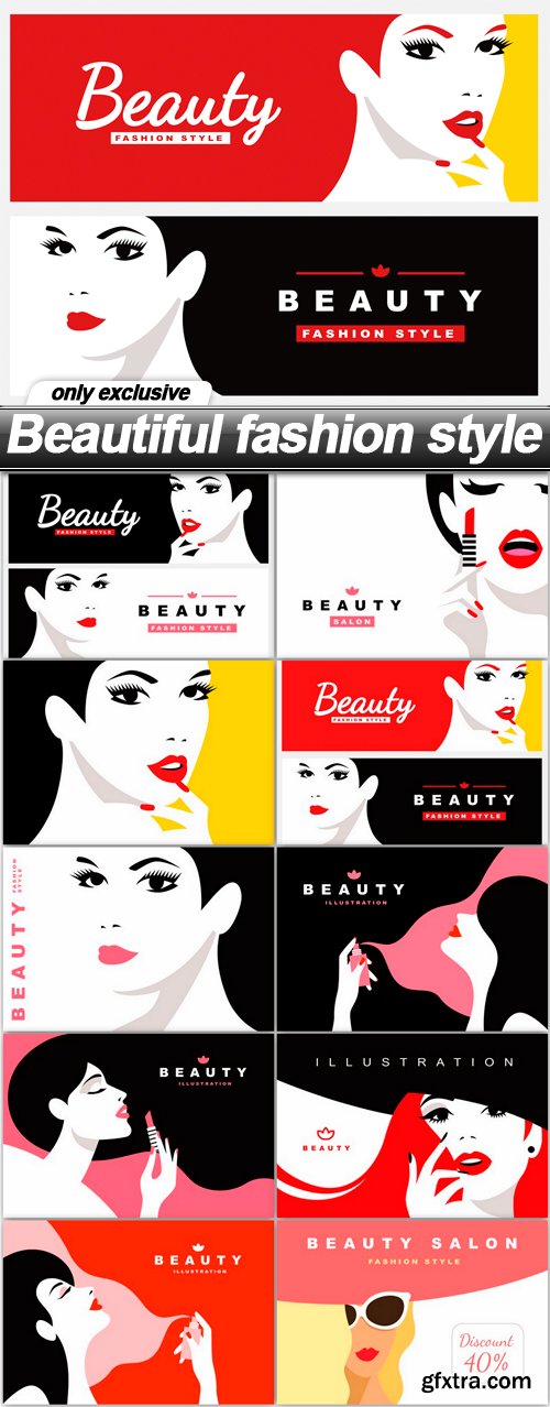 Beautiful fashion style - 10 EPS