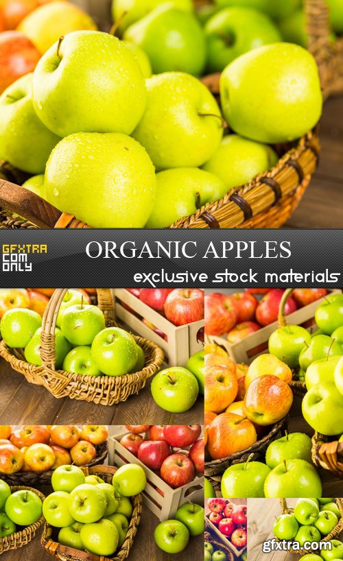 Organic Apples - 6 UHQ JPEG
