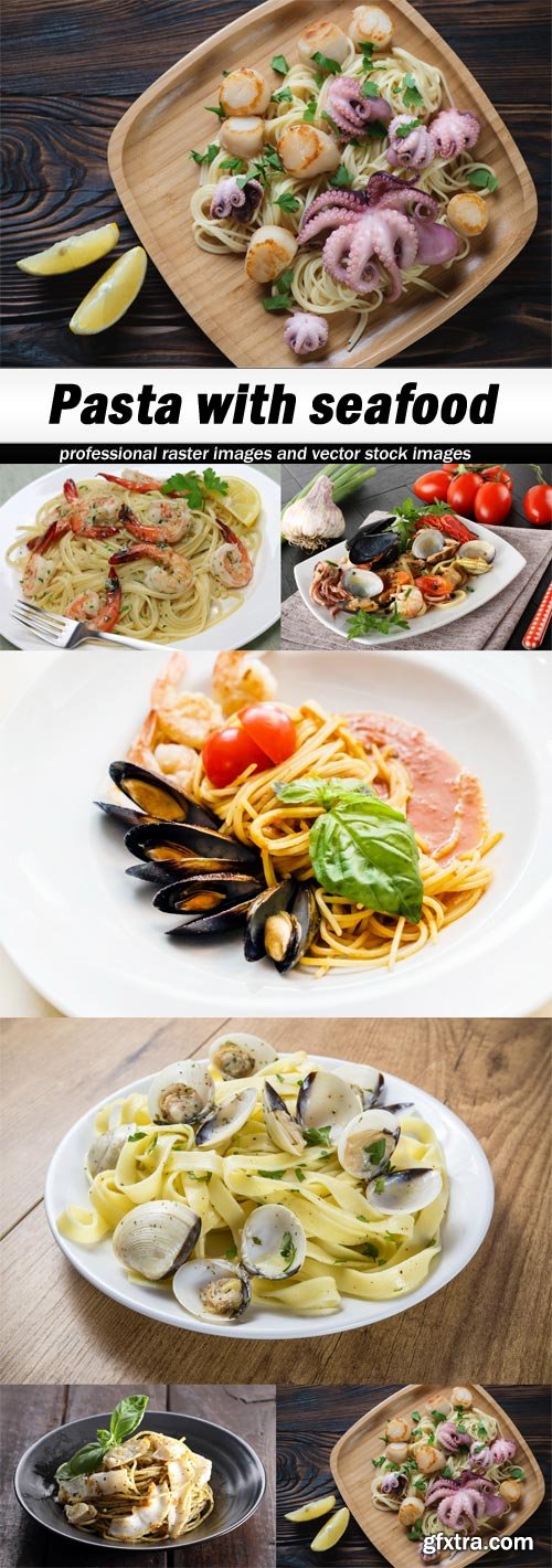 Pasta with seafood - 6 UHQ JPEG