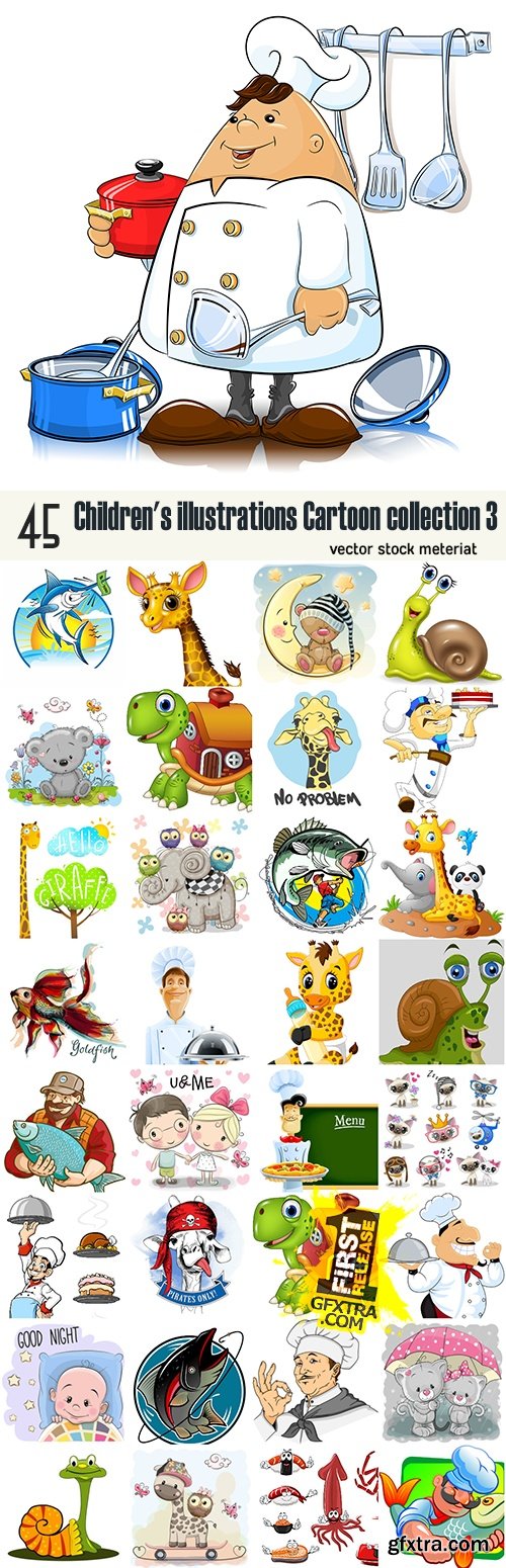 Children\'s illustrations Cartoon collection 3