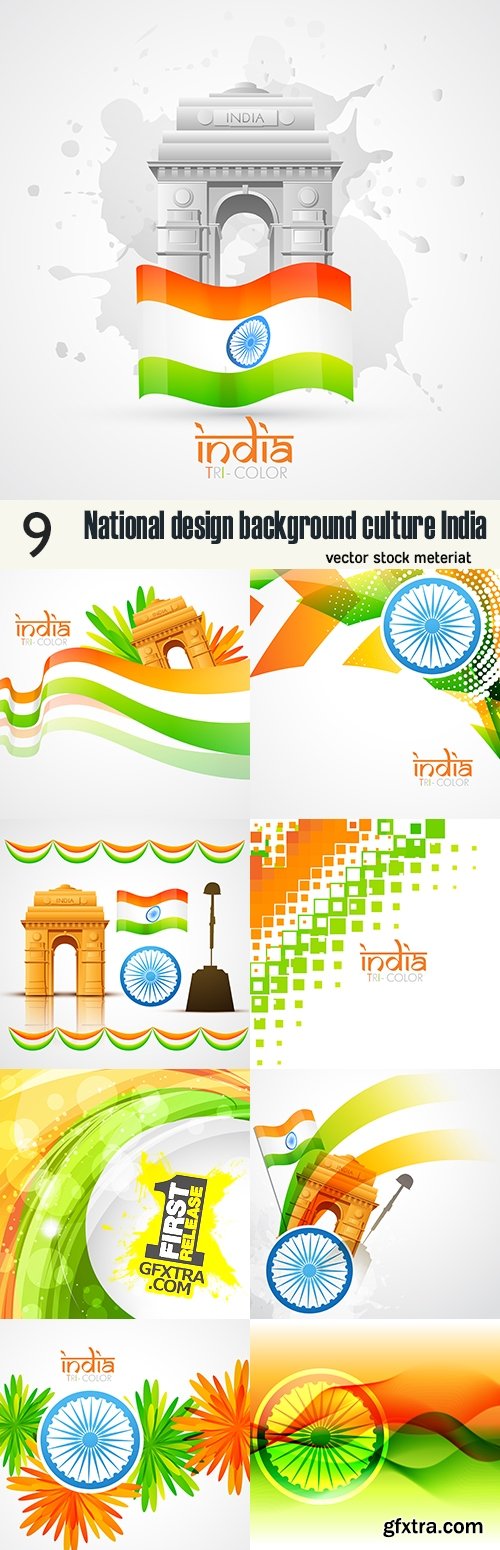 National design background culture India