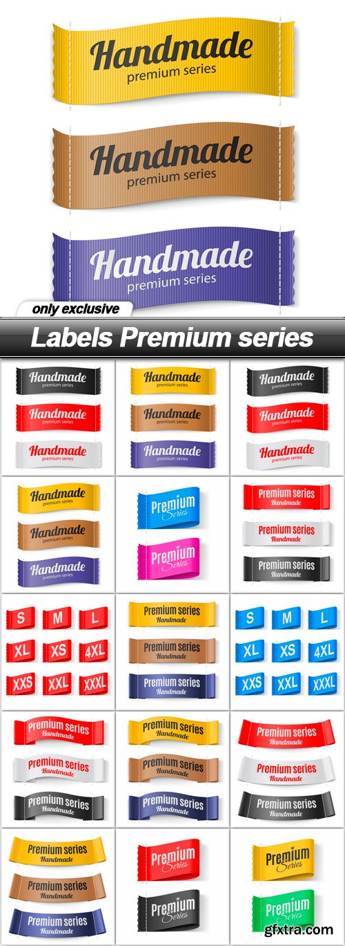 Labels Premium series - 15 EPS
