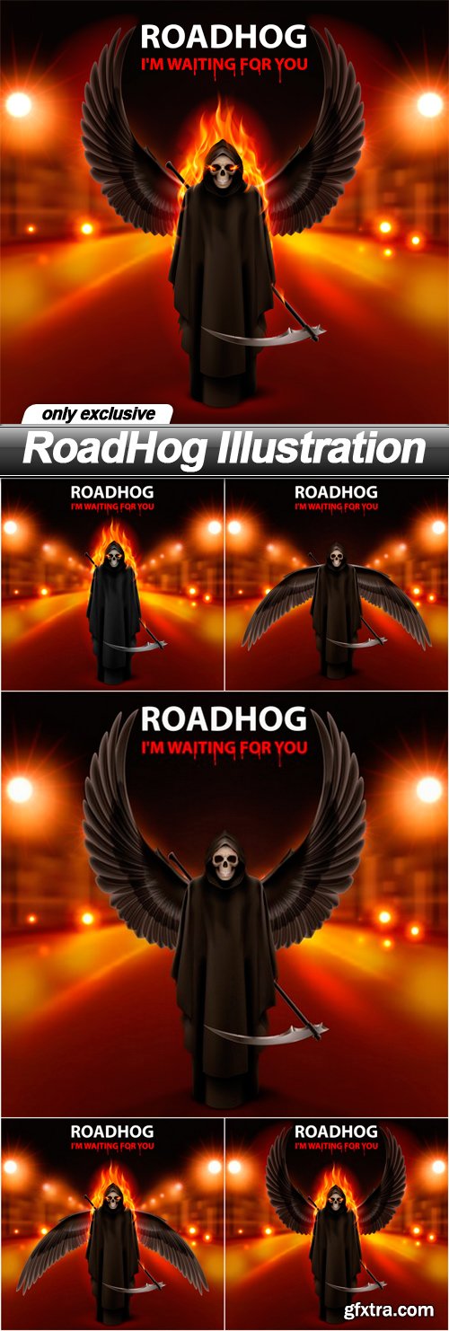 RoadHog Illustration - 5 EPS