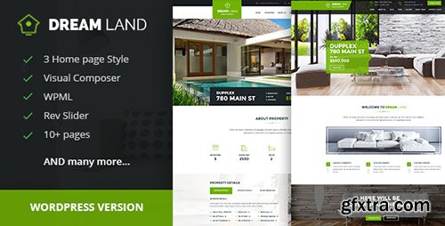 ThemeForest - DREAM LAND v1.1 - Single Property Real Estate WordPress Theme - 14485863