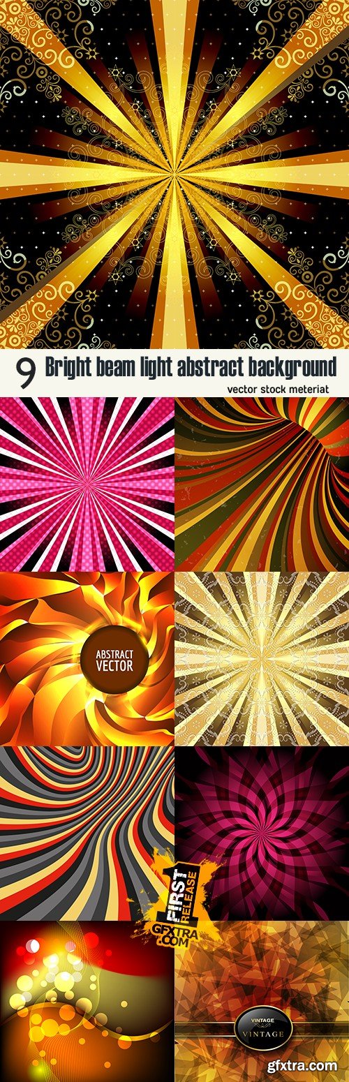 Bright beam light abstract background