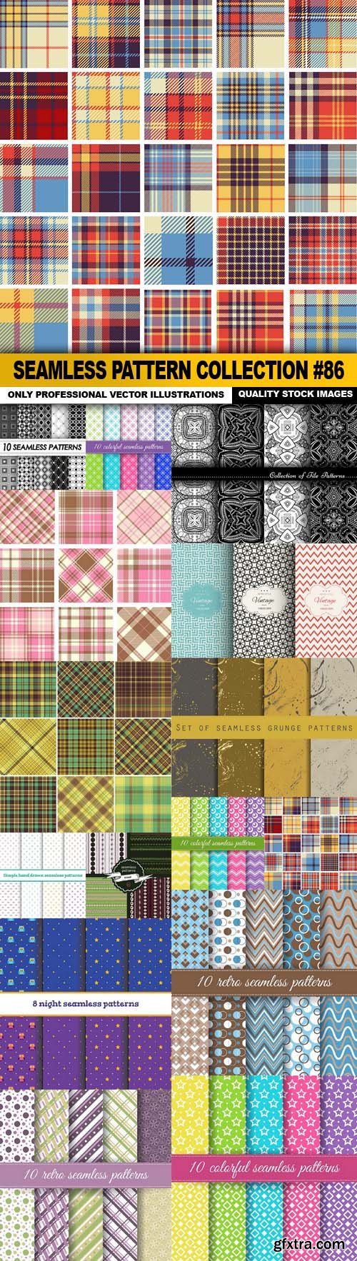 Seamless Pattern Collection #86 - 15 Vector