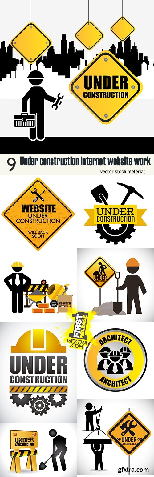 Under construction internet website work