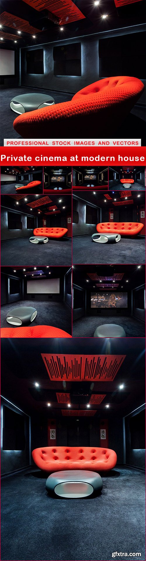 Private cinema at modern house - 10 UHQ JPEG