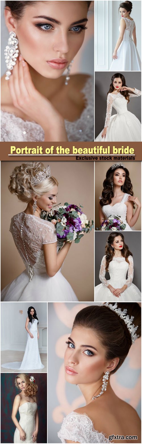 Portrait of the beautiful bride
