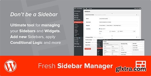 CodeCanyon - Custom Sidebar Manager v1.1.8 - 7772417