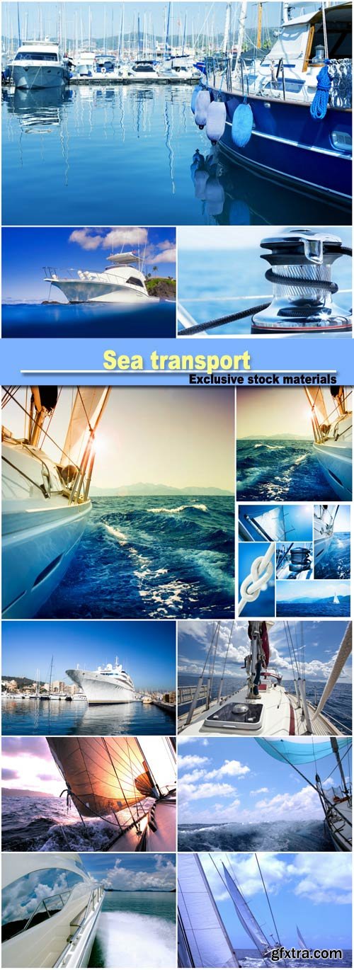 Sea transport, ships and yachts