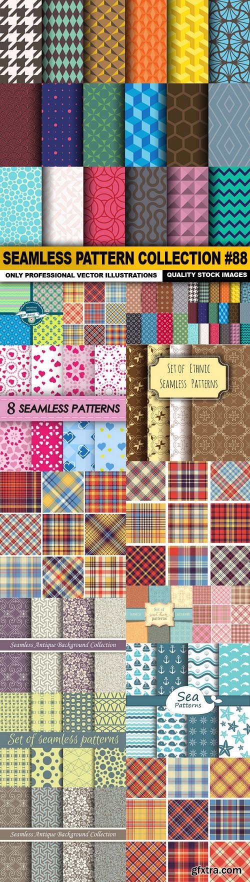 Seamless Pattern Collection #88 - 15 Vector