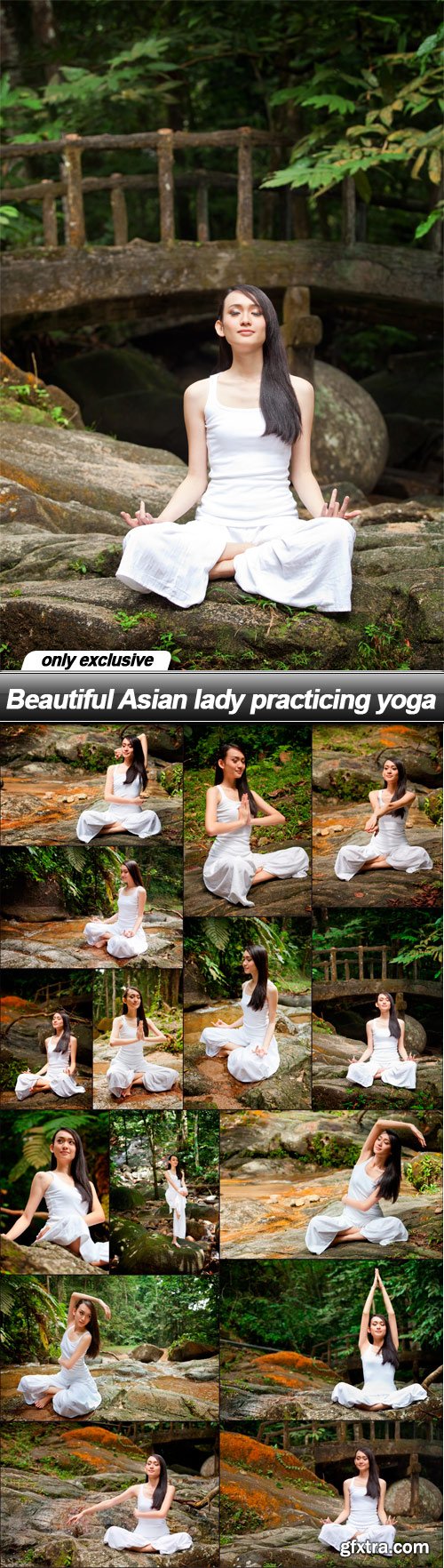 Beautiful Asian lady practicing yoga - 15 UHQ JPEG
