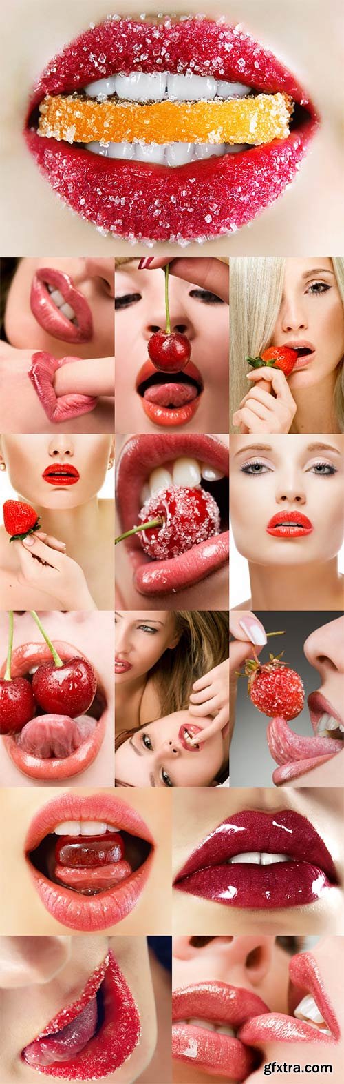 Charming lips girls