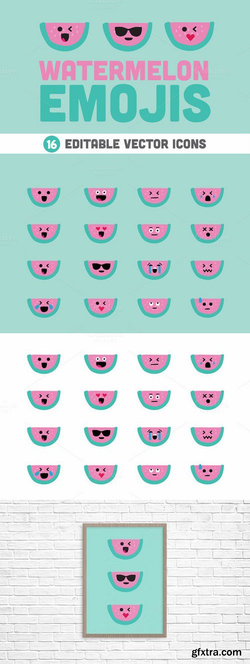 CM - Watermelon Emojis 795510