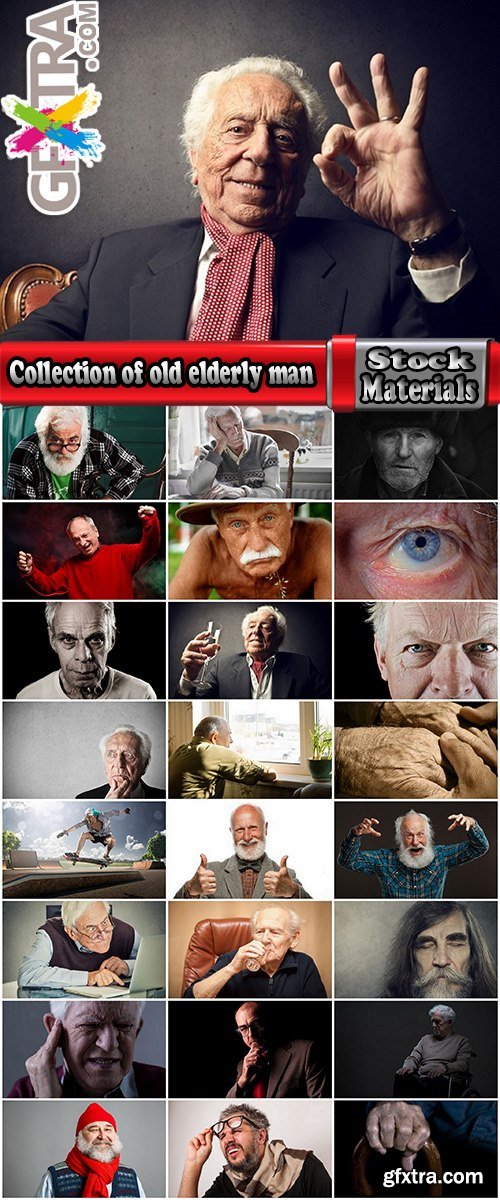 Collection of old elderly man grandfather 25 HQ Jpeg