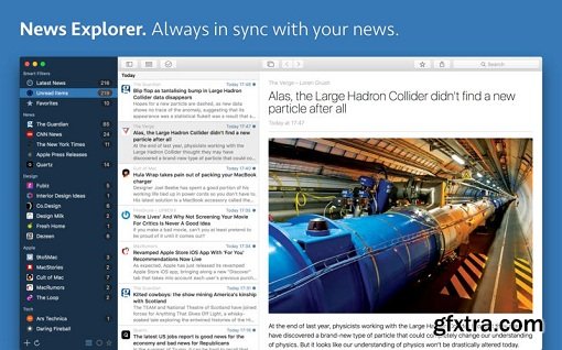 News Explorer 1.0 (Mac OS X)