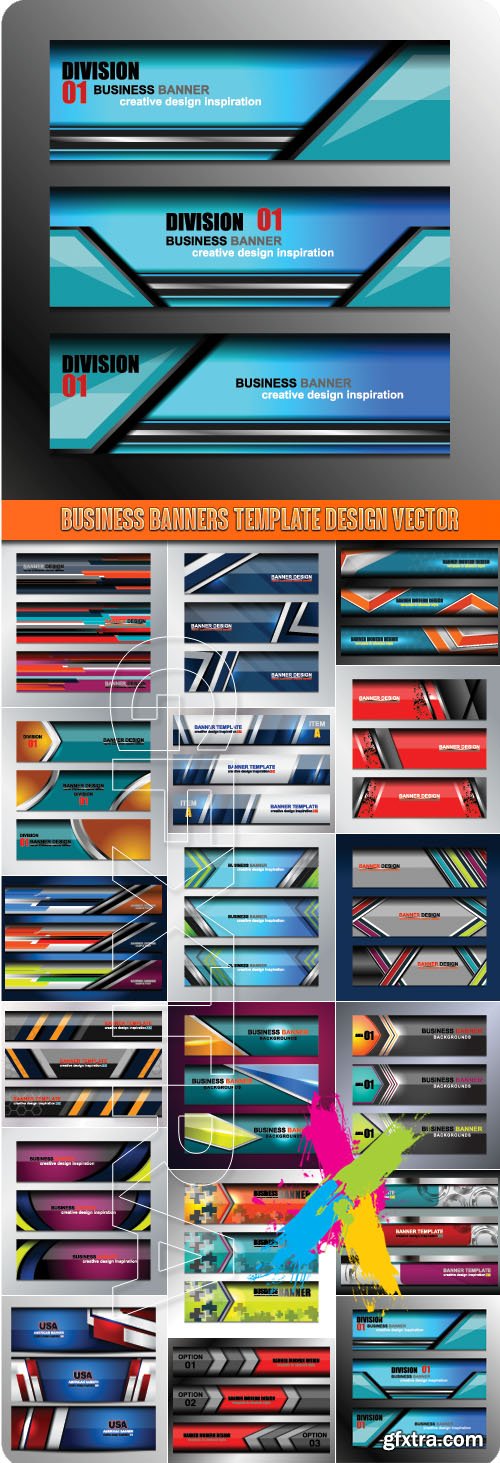Business Banners Template Design vector