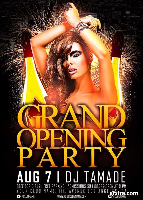 Grand Opening Party V2 Flyer Template