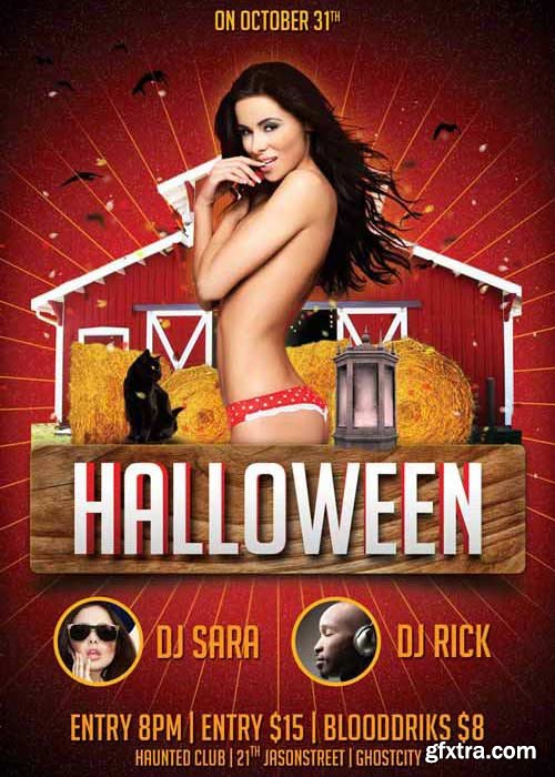 Halloween Party V9 Flyer Template